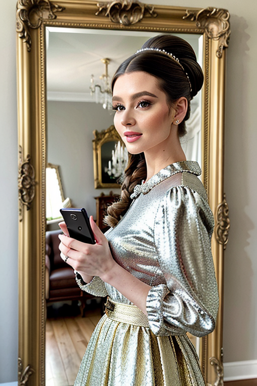 mirror photo poses girl